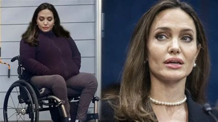 Angelina Jolie Wheelchair | Did Angelina Jolie Lose Her Leg