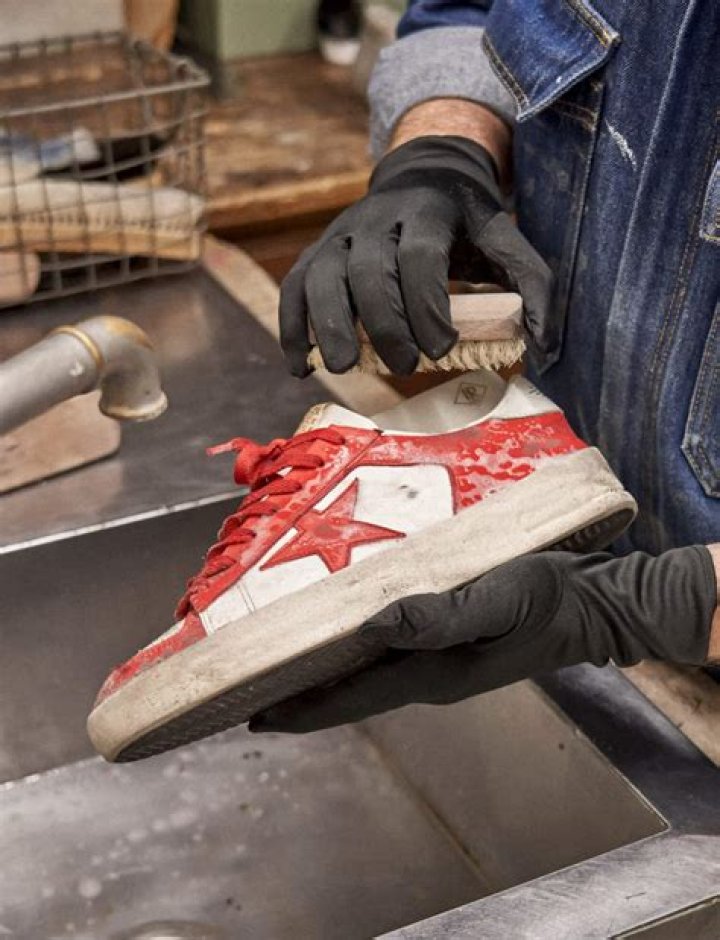 How to clean golden goose sneakers