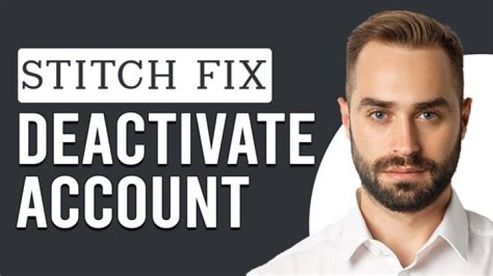 How to delete stitch fix account