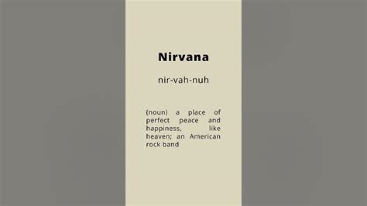 How to pronounce nirvana
