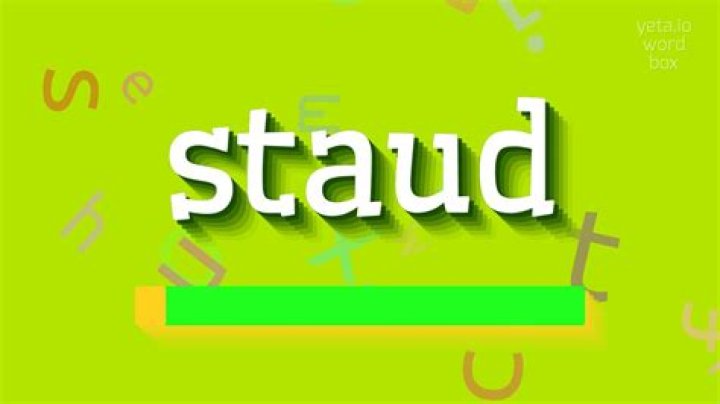 How to pronounce staud
