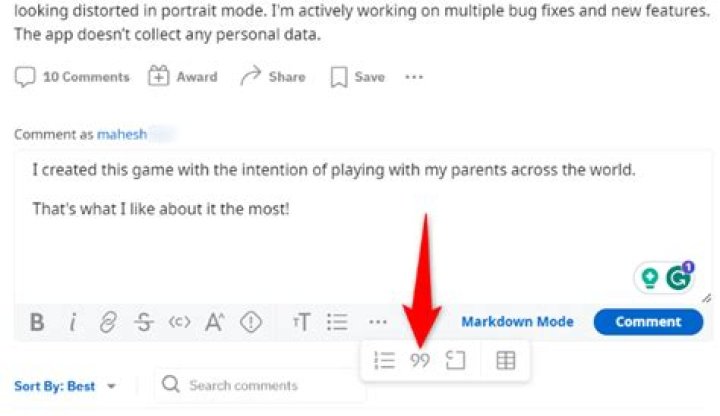 How to quote something on reddit
