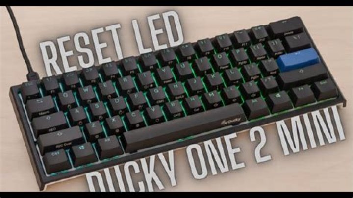How to reset ducky one 2 mini