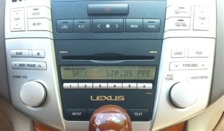 How to reset lexus radio