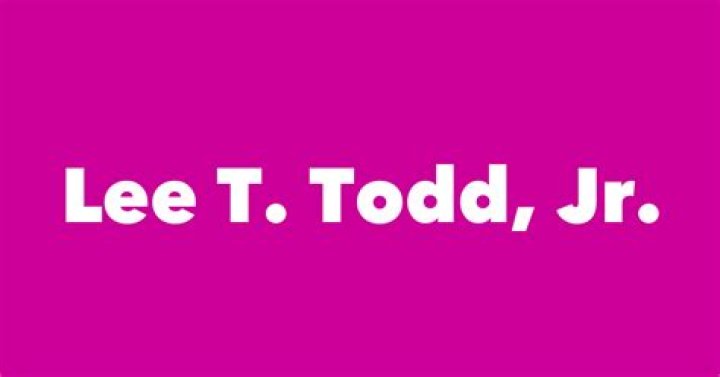 Lee T. Todd, Jr.