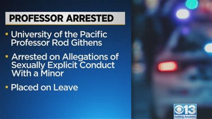 Professor Rod Githens Arrested, Pedophile Allegations And Case Explained