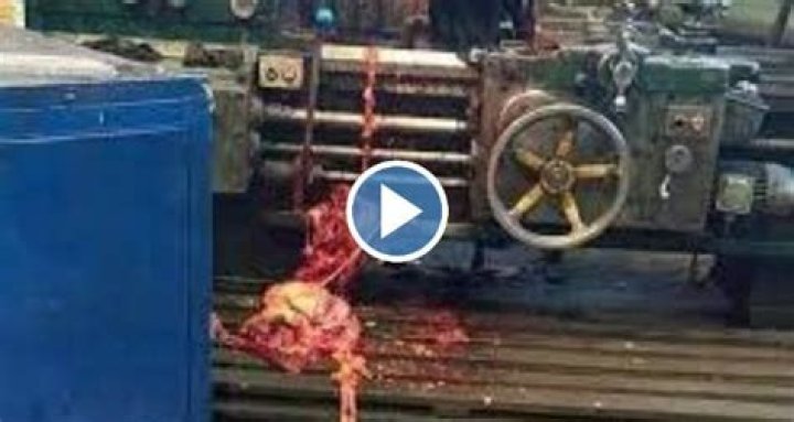 Russian Lathe Accident