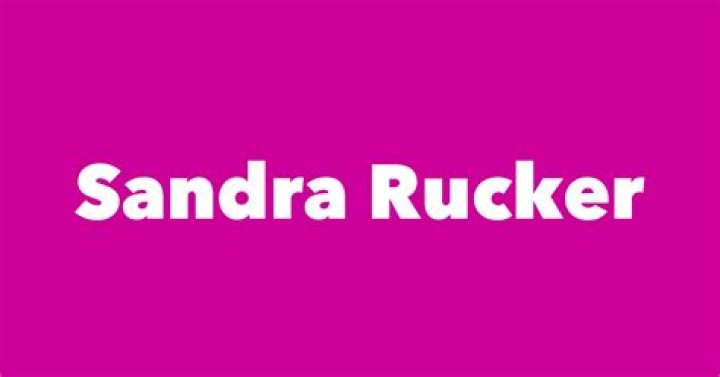 Sandra Rucker