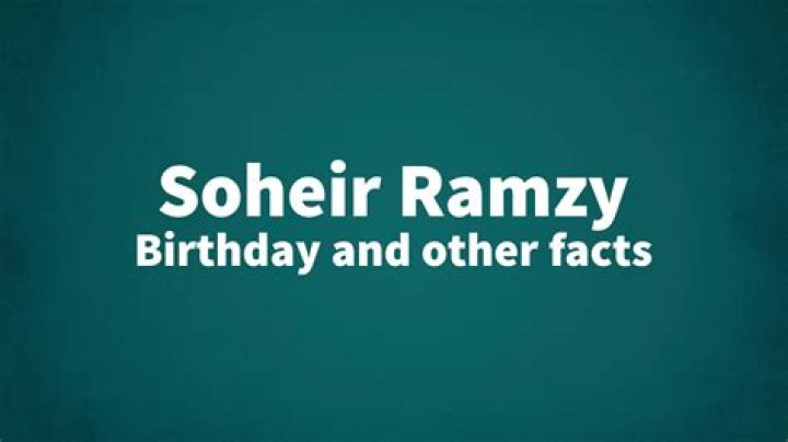 Soheir Ramzy’s biography, net worth, fact, career, awards and life story