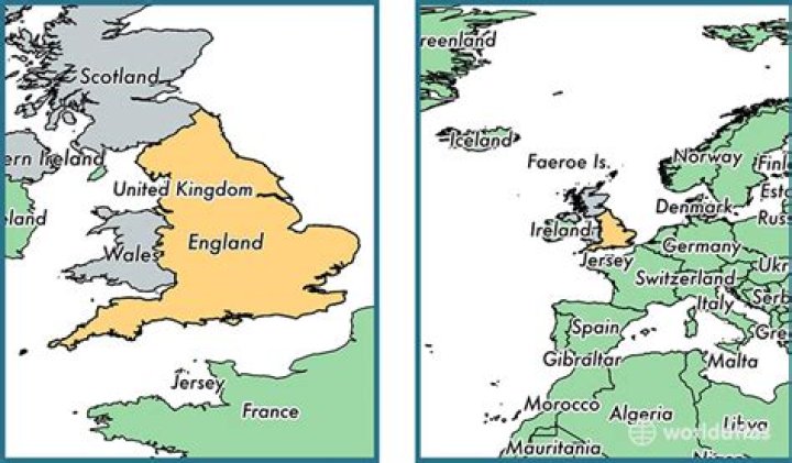 What continent is england located on