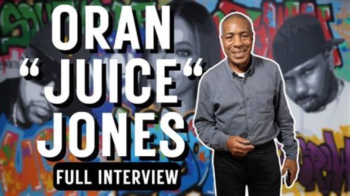 Who is Oran “Juice” Jones? See Net-worth, Quote, Awards, Fact, Wiki